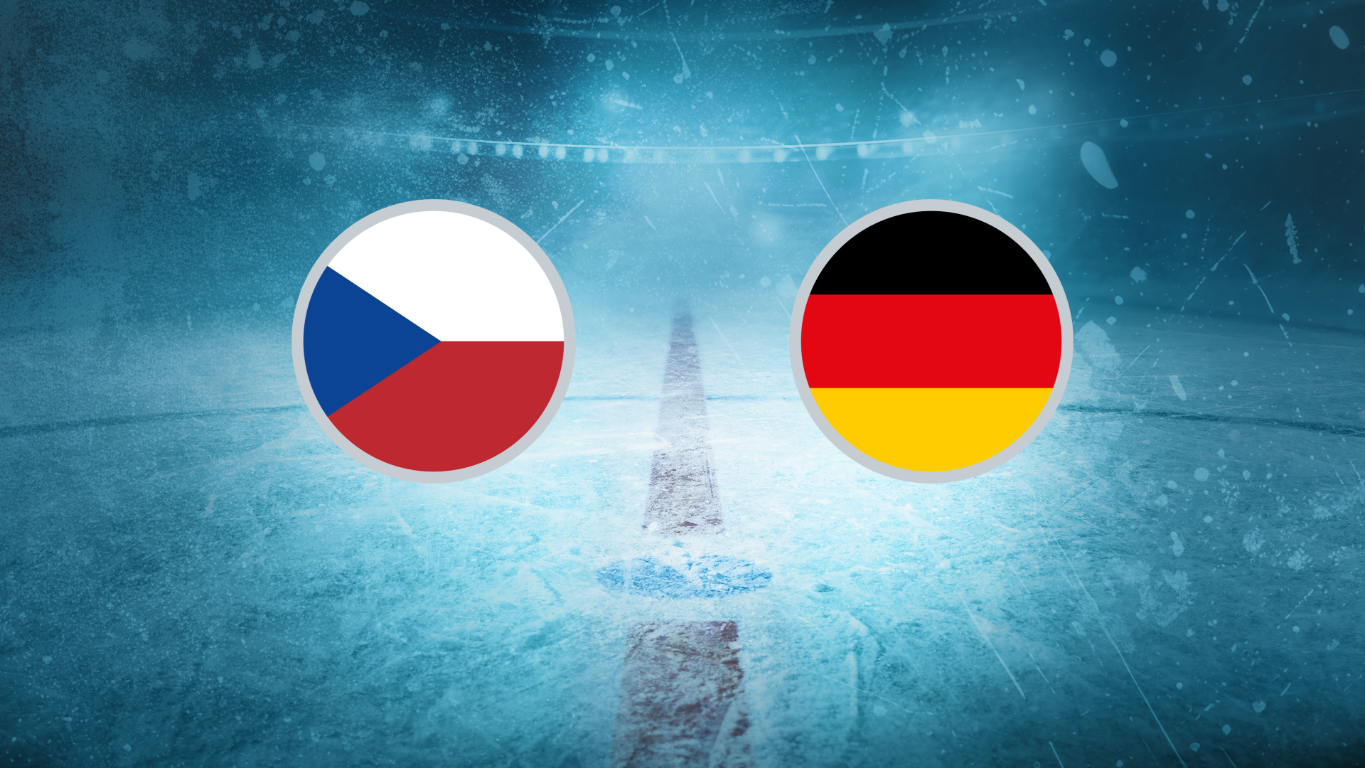 Leon Hüttl vom DEB-Team steht auf dem Eis und blickt in Richtung Spielgeschehen